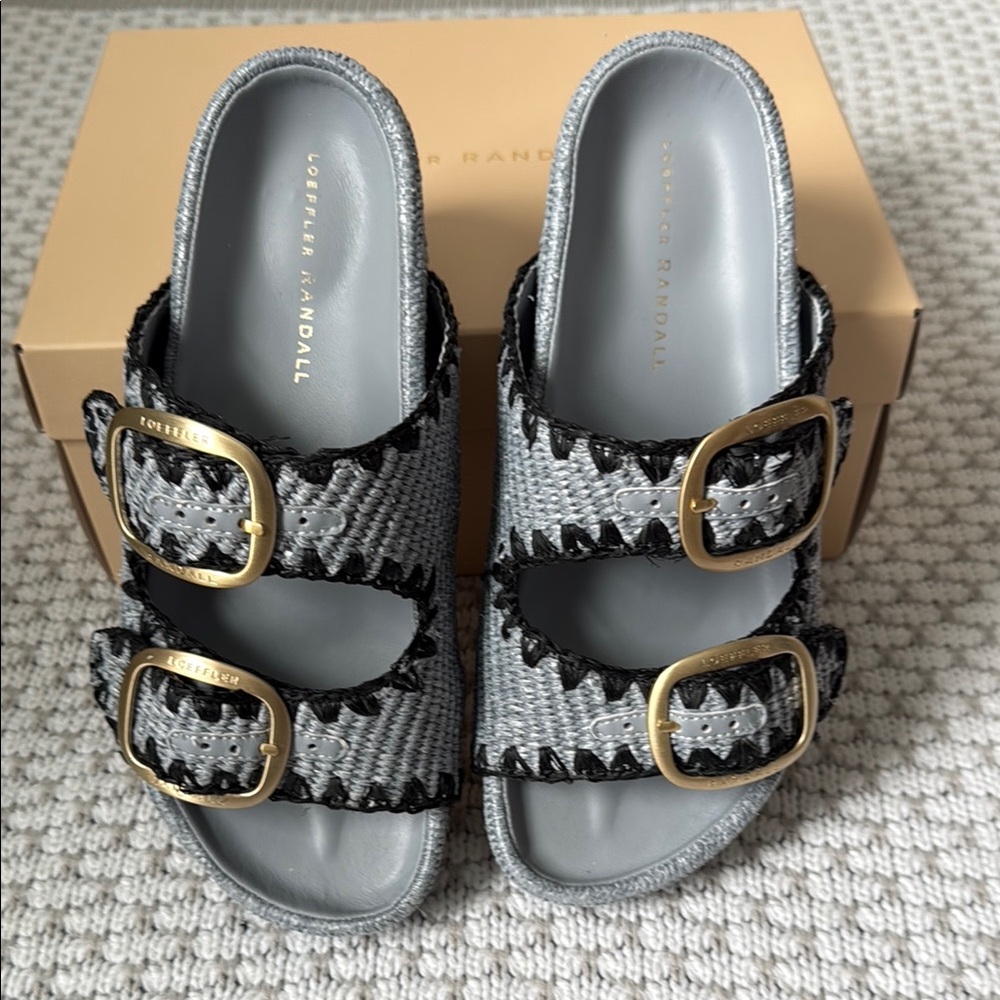 Loeffler Randall Theo raffia sandal